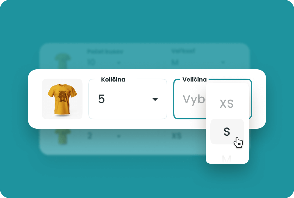 Broj komada i velicine - Odaberite broj komada i velicinu od XS do 5XL.