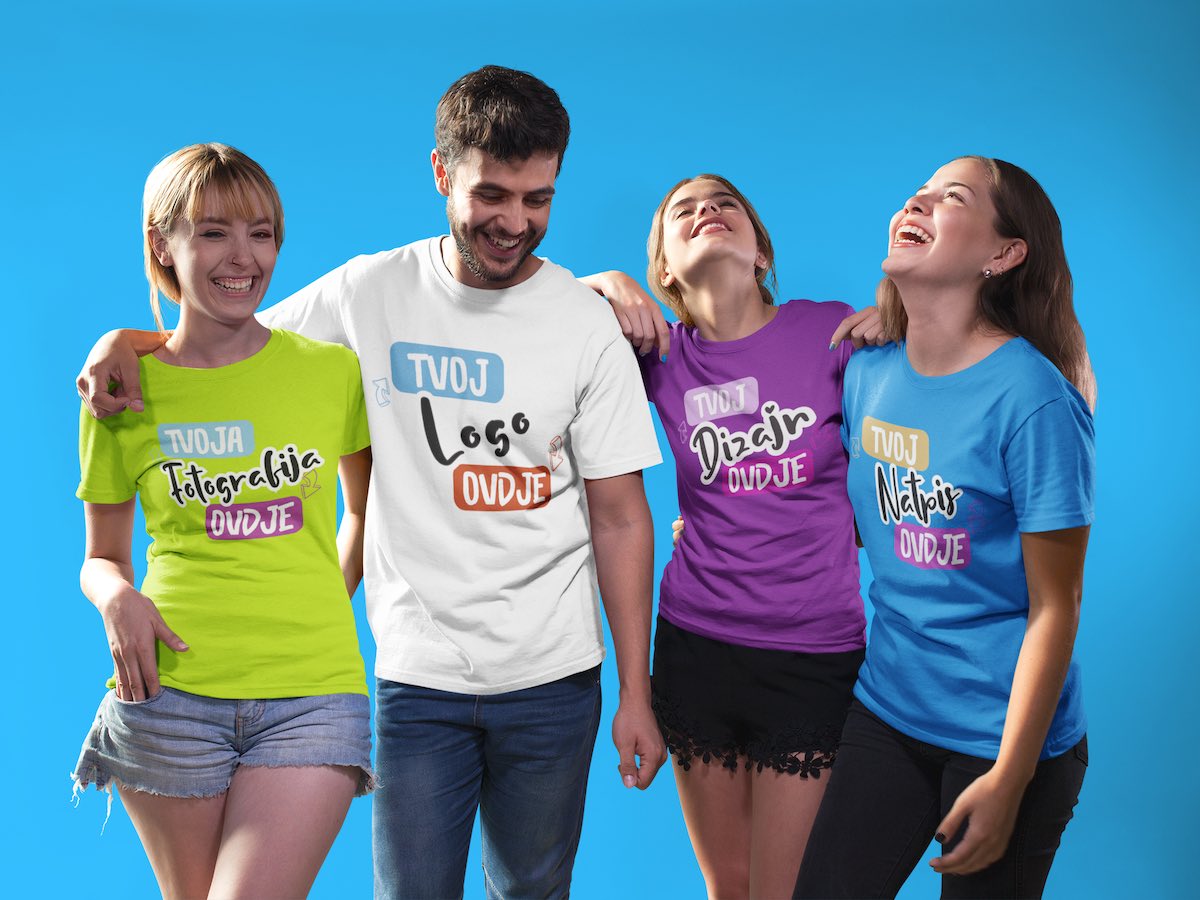 Popusti na grupni tisak na majicu