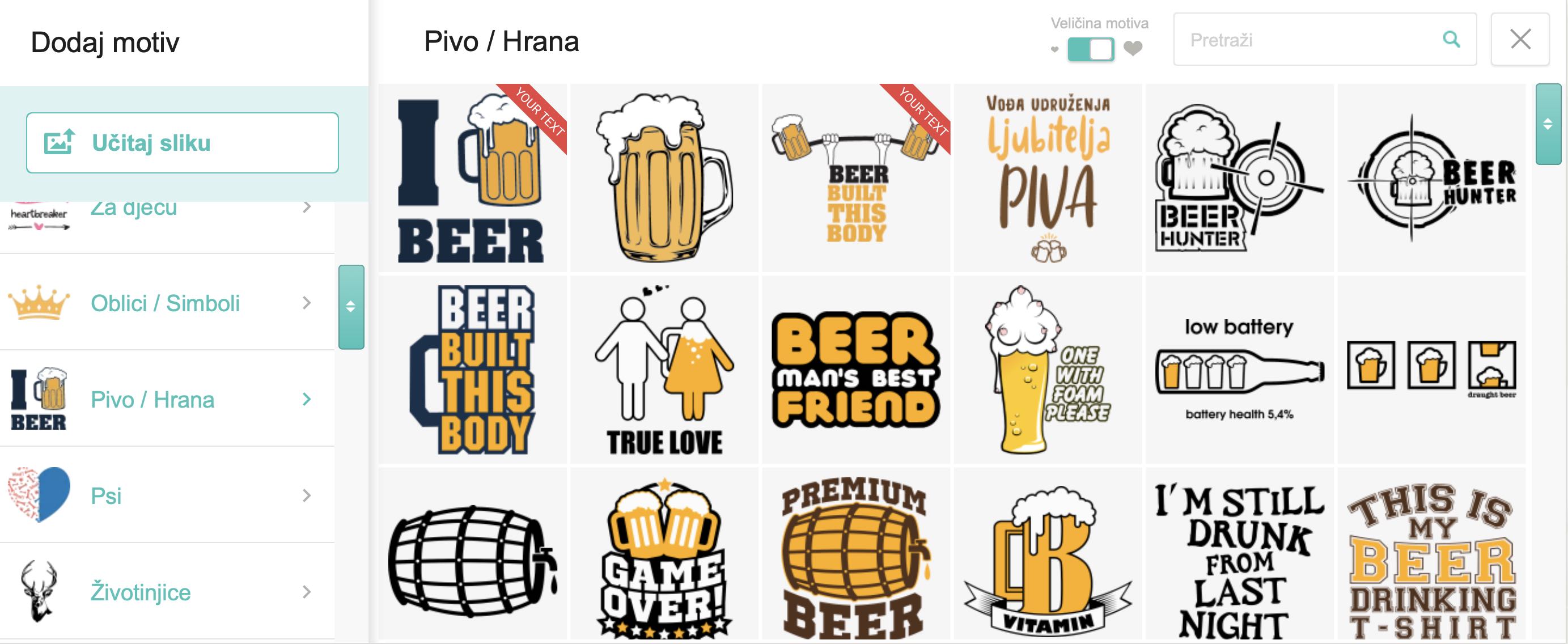 Veliki broj već gotovih motiva za tisaki - puppynator.hr