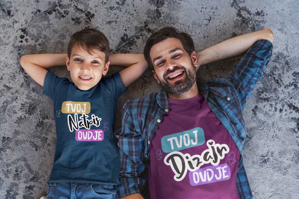 Mučiš se s poklonom za oca? Odaberi tisak na majicu!