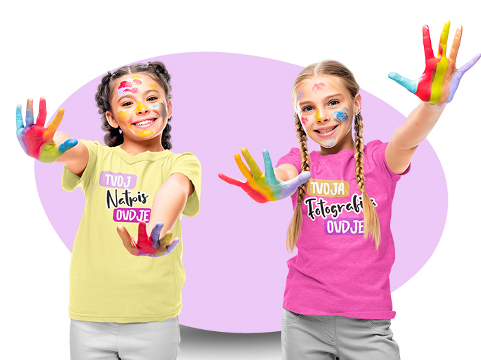 Dječje Majice s Tiskom po Želji - puppynator.hr